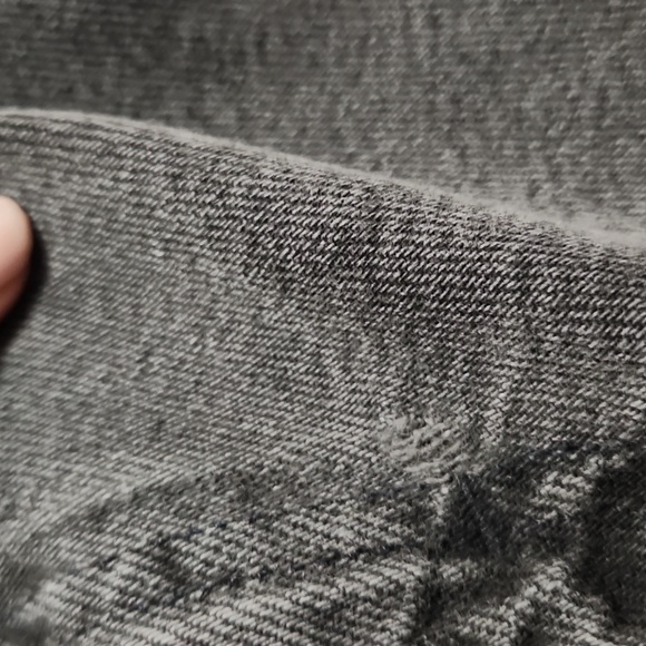 Vintage Brittania Gray Black Denim High Rise Baggy Tapered Leg "Mom" Jeans - Picture 16 of 17